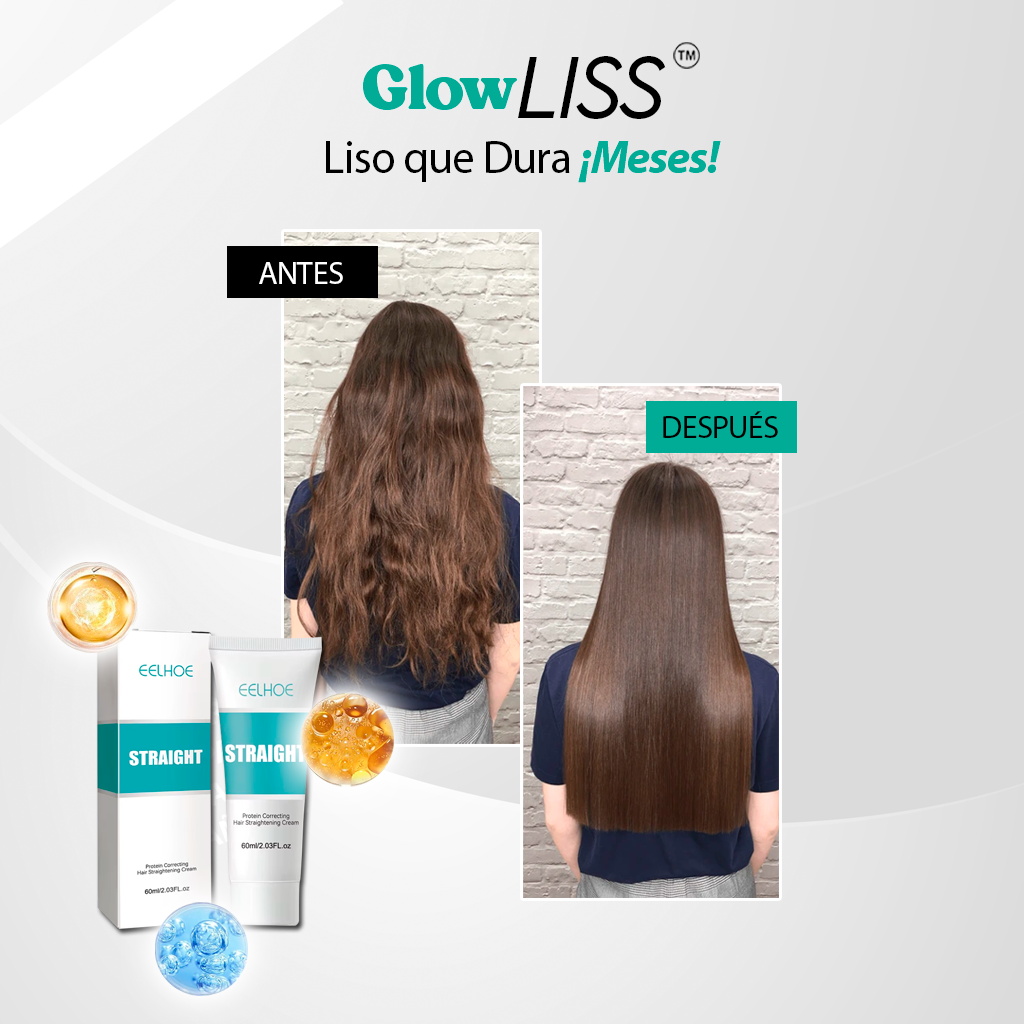 GlowLiss™ - Cabello Liso y Brillante Hasta Por 3 Meses