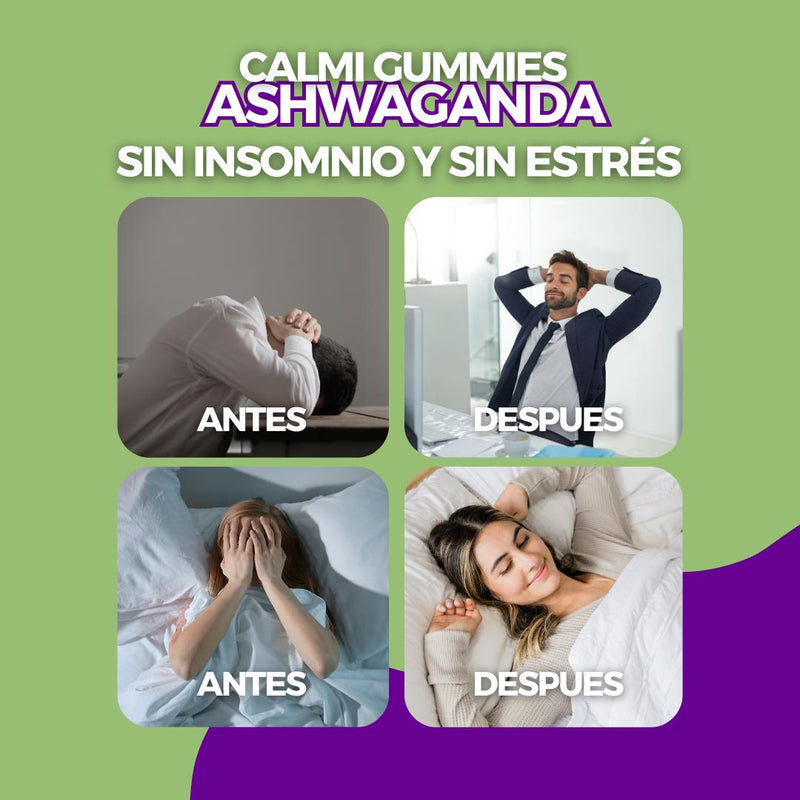 CalmIGummies Ashwagandha™ – Duerme, Relájate y Quema Kilos desde la primera noche